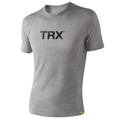 T-Shirt TRX Schwarz auf Grau Männer Small