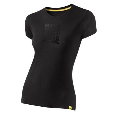 T-Shirt MYBYM Schwarz auf Schwarz Frauen Medium T-Shirt MYBYM Schwarz auf Schwarz Frauen Medium
