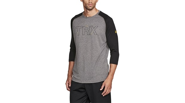UA - TRX - 3/4 Tech Shirt grau Herren XL UA - TRX - 3/4 Tech Shirt grau Herren XL