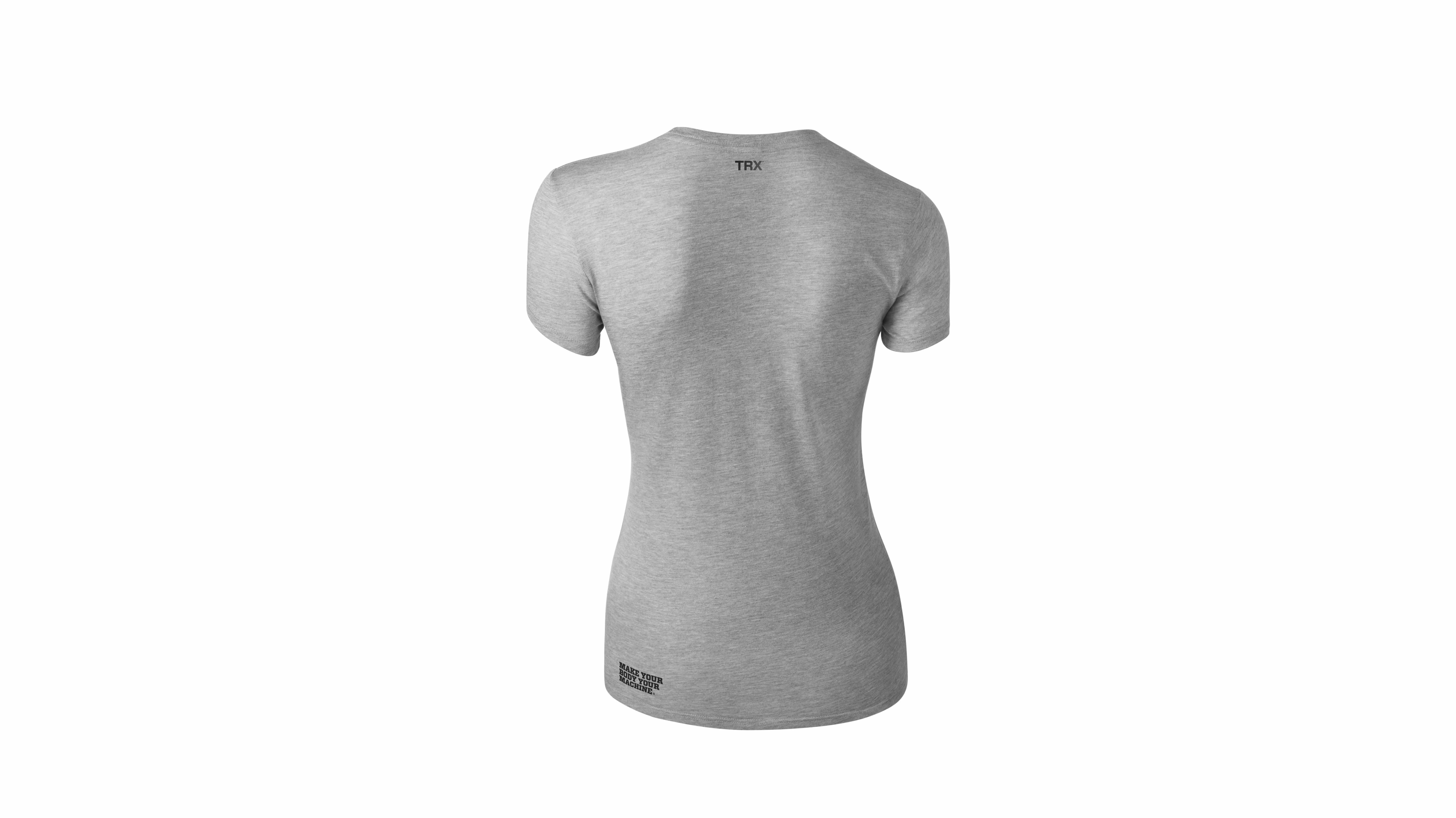T-Shirt TRX Schwarz auf Grau Frauen Large