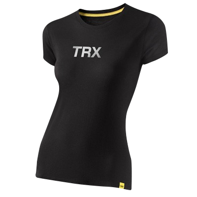 T-Shirt TRX Weiß auf Schwarz Frauen Small T-Shirt TRX Weiß auf Schwarz Frauen Small