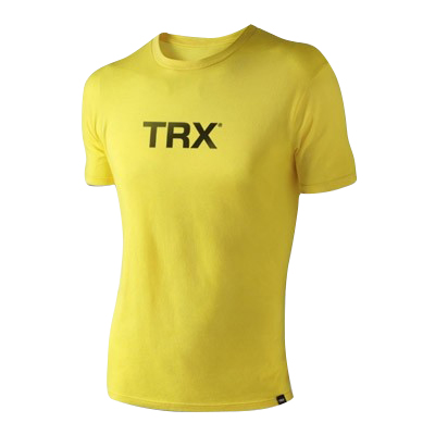 T-Shirt TRX Schwarz auf Gelb Männer XLarge